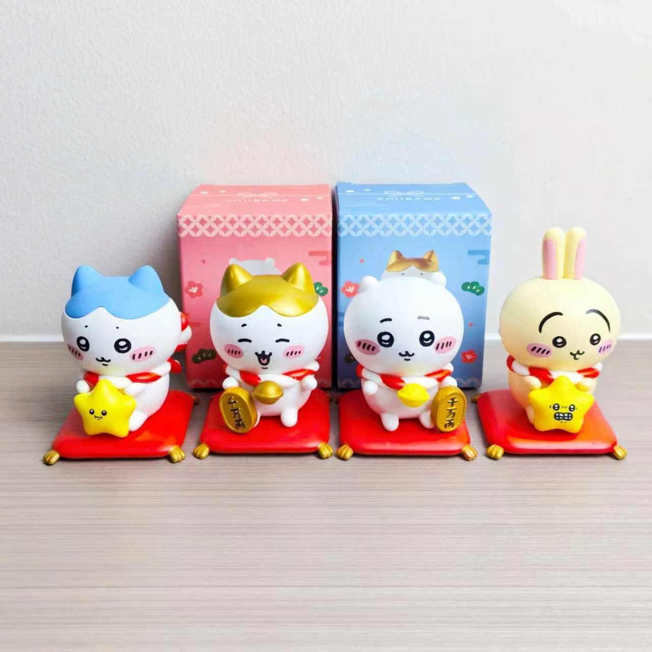 Car Accessories Cute - Kawaii CKW Lucky Cat Figurine Set