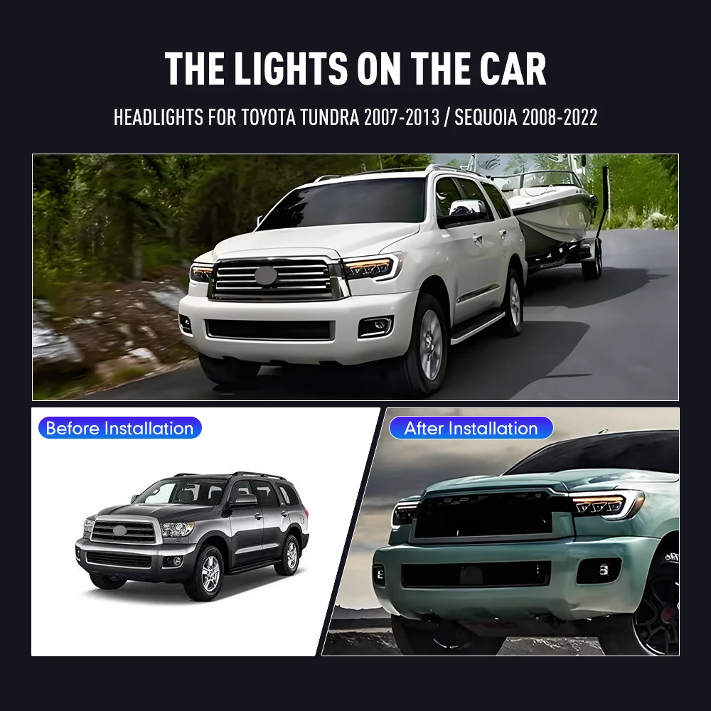 Car Accessories Light - Car Styling Head Lamp for Toyota