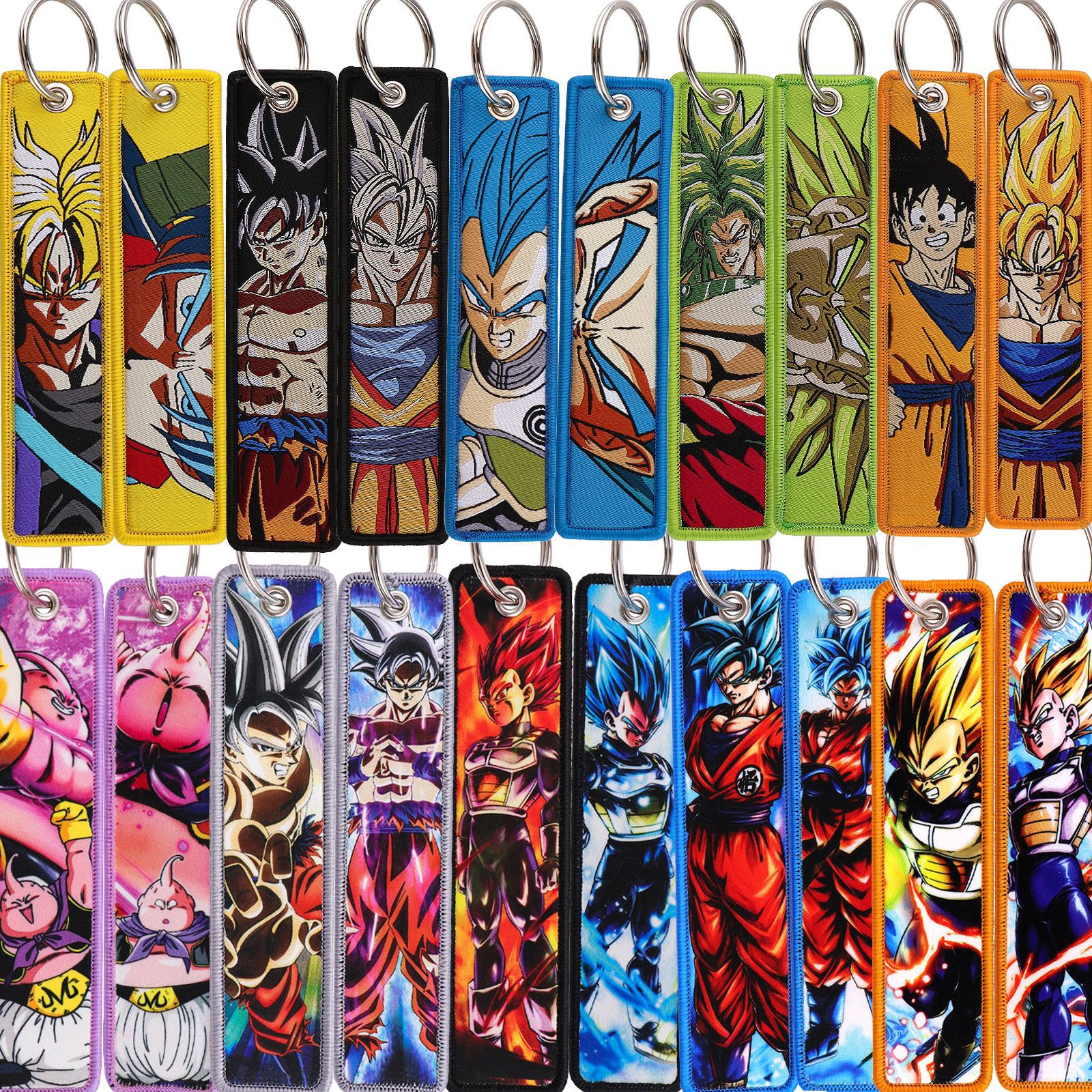 Car Accessories In Japan - Dragon Ball Keychain, Woven Label Tag