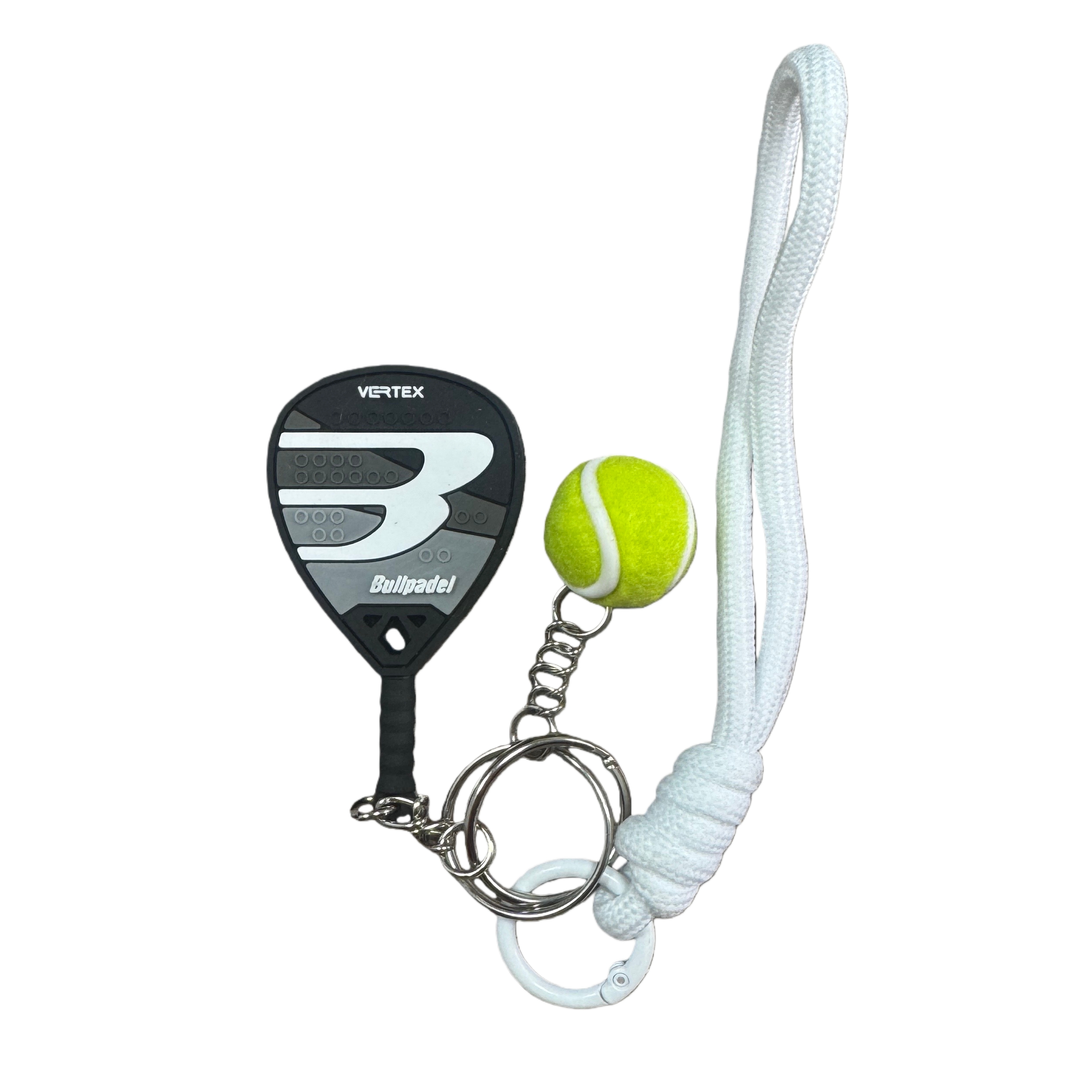 Car Accessories Must Have - Mini Tennis Racket Keychain, Durable Material,