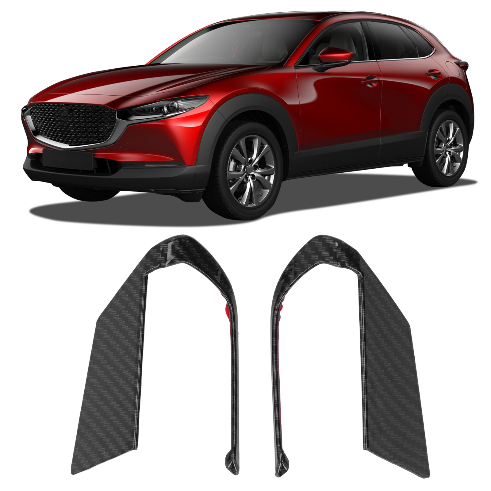 Steering Wheel Cover - Car Steering Wheel Cover Trim Carbon