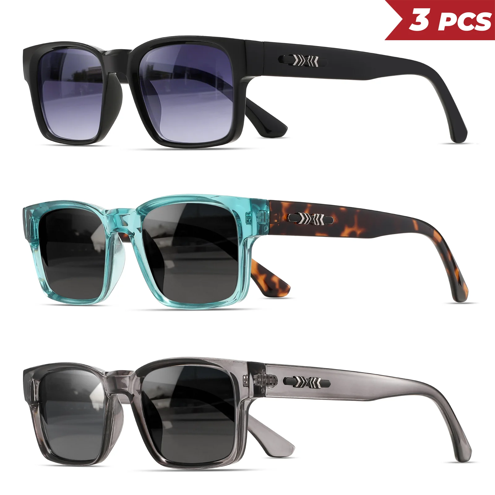 Car Accessories App - 1/3PCS Oversize frame One-piece Goggle Men