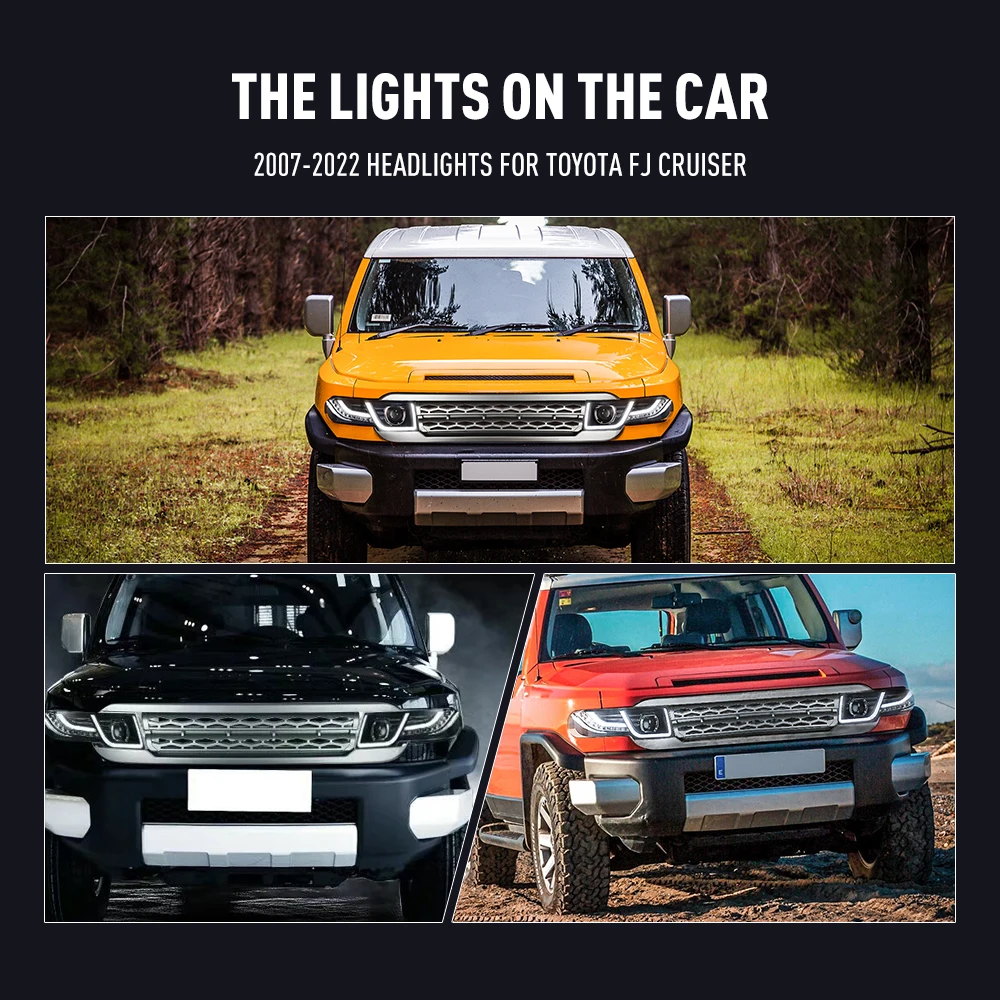 Car Accessories Light - 2PCs Car Styling Head Lamp for
