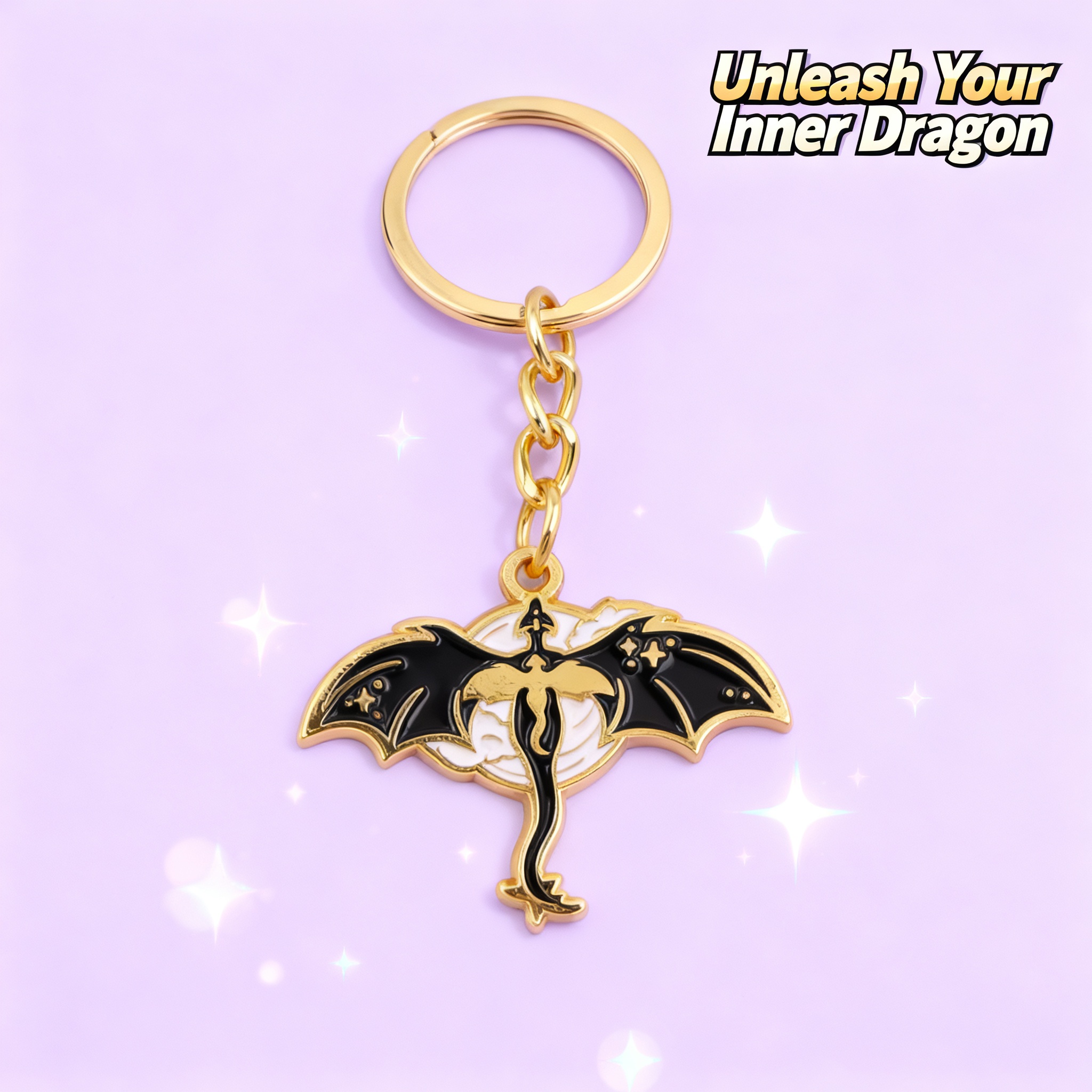 Car Accessories In Japan - Retro Novel Dragon Car Keychain For