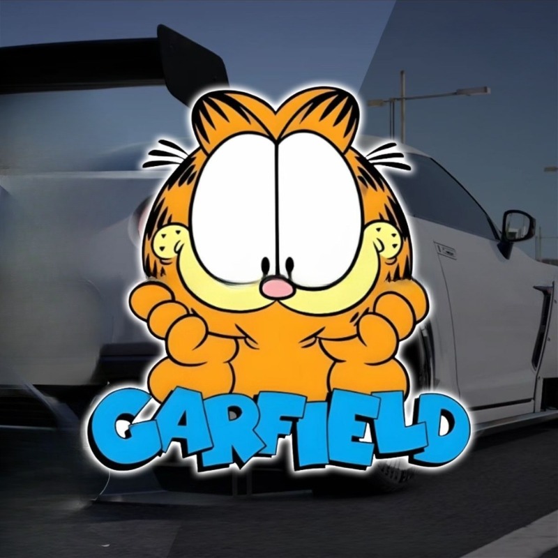 Creative cartoon cute Garfield – Car Accessories Cute recenzja i cena