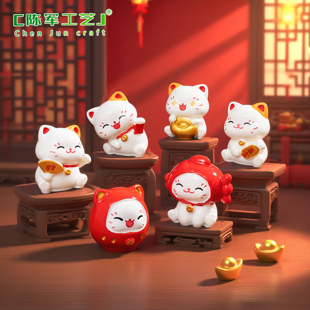 6pcs New Chinese Cartoon Manek – Car Accessories Oman recenzja i cena