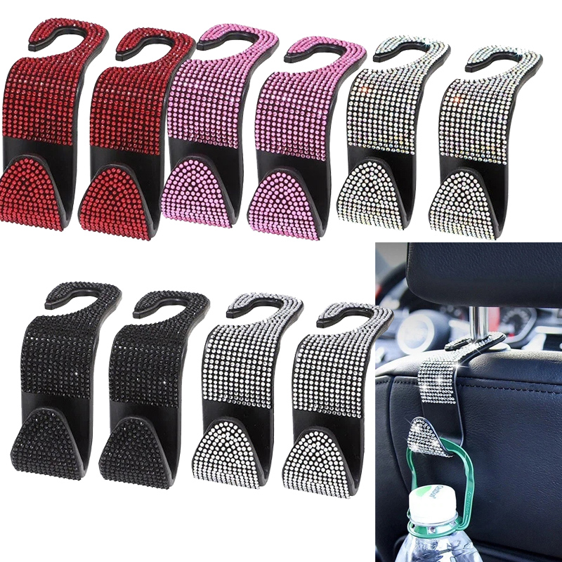 2 Rhinestone Car Seat Back Hoo – Car Accessories Hanging recenzja i cena