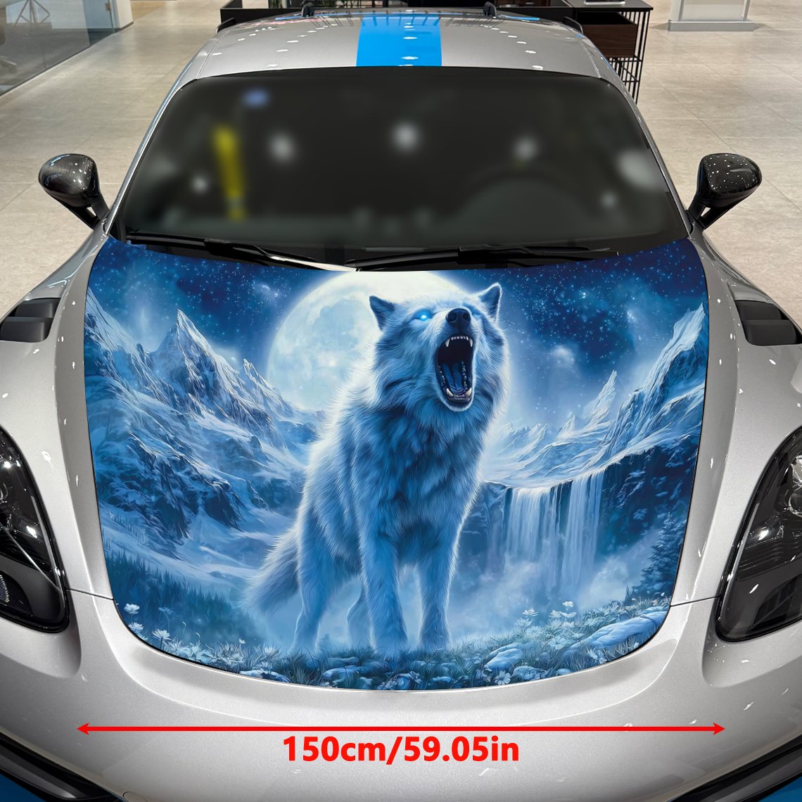 Winter Mountain Night Scene Wo – Car Accessories For Winter recenzja i cena