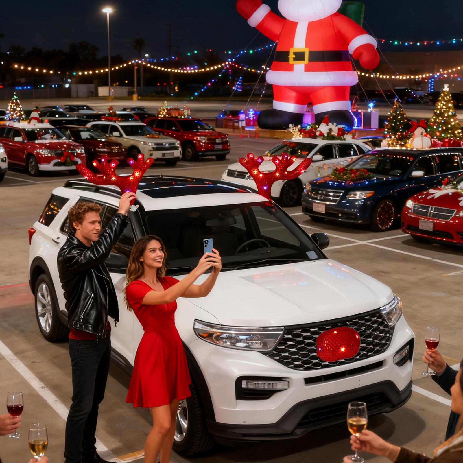 Car Christmas Decorations Cute – Car Accessories For Winter recenzja i cena