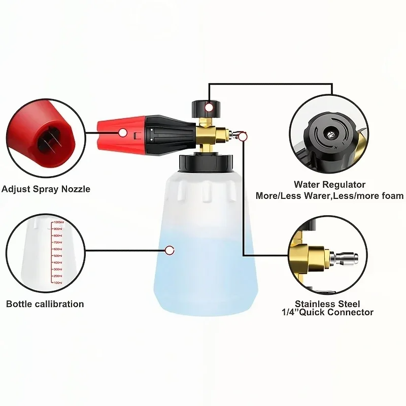 High Pressure PA Foam Cannon   – Car Accessories For Winter recenzja i cena