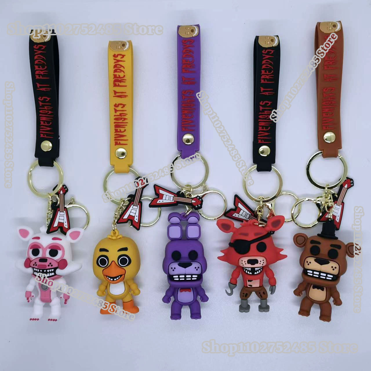 5pcs Cartoon Anime FNAF Figure – Car Accessories Oman recenzja i cena