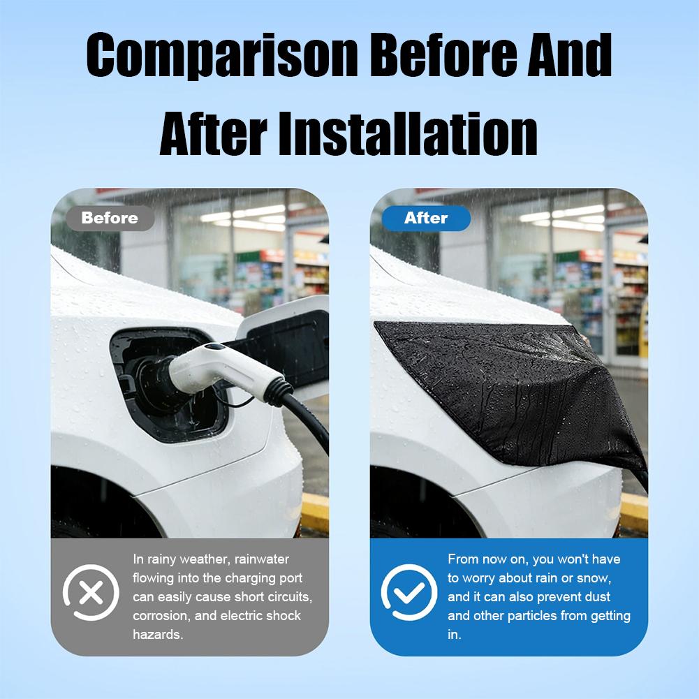 Magnetic EV Charger Port Cover – Car Accessories For Winter recenzja i cena