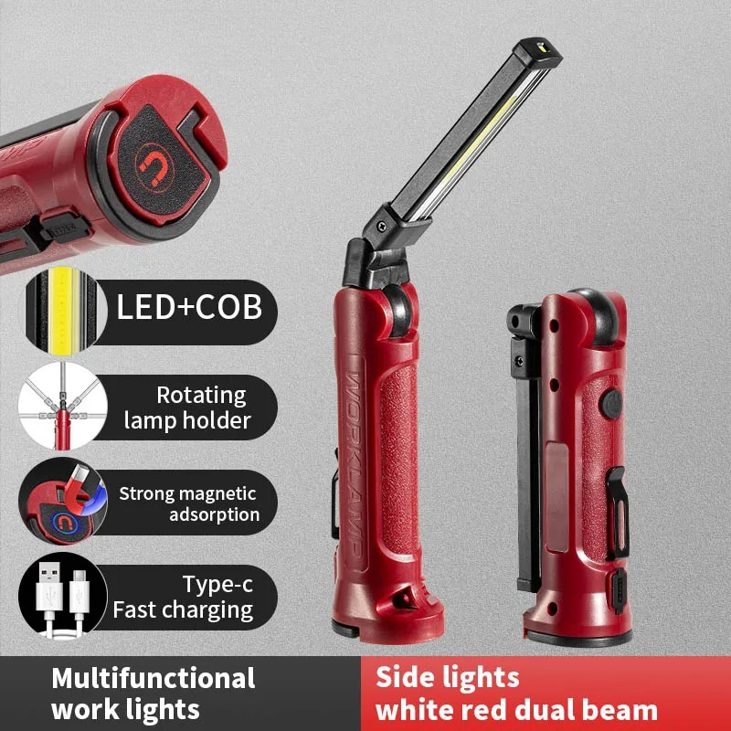 COB LED Work Light Rechargeabl – Car Accessories Hanging recenzja i cena