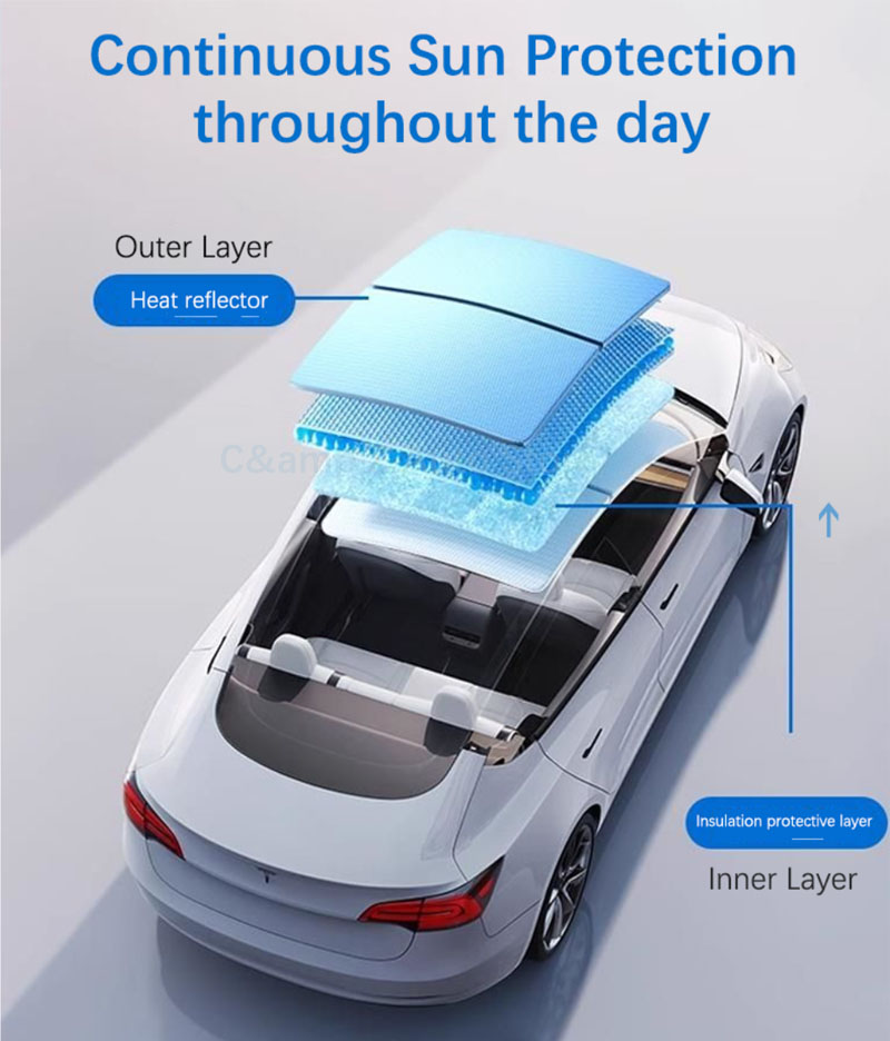 Car Skylight Sunshade For BYD  – Car Accessories For Winter recenzja i cena