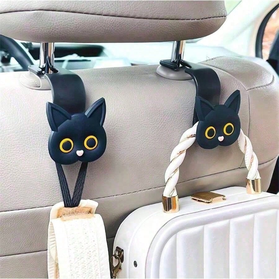 2pcs 3D Cartoon Cat Car Seat H – Car Accessories Hanging recenzja i cena