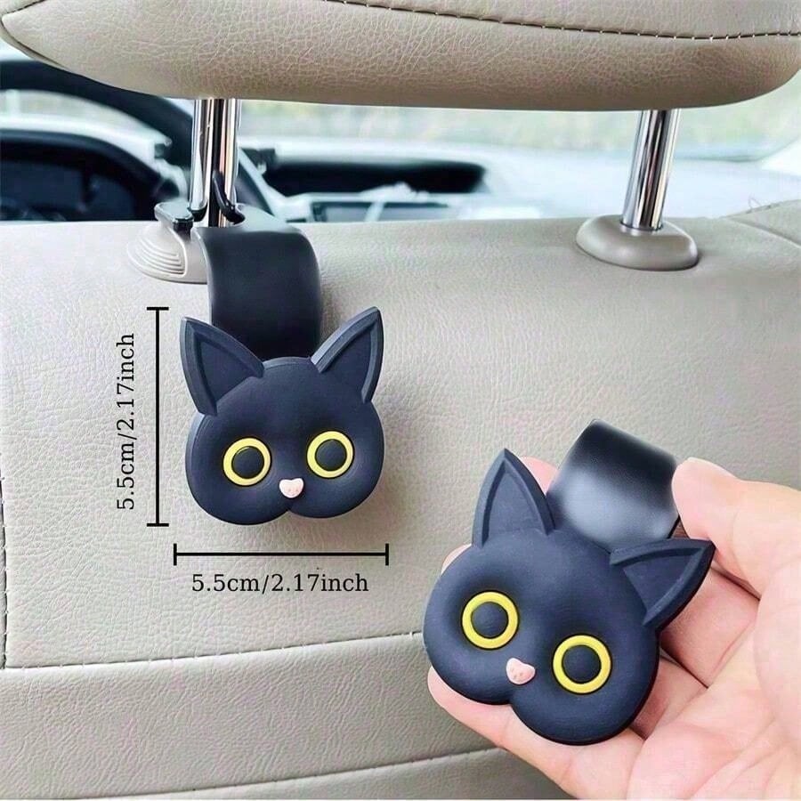 2pcs 3D Cartoon Cat Car Seat H – Car Accessories Hanging recenzja i cena