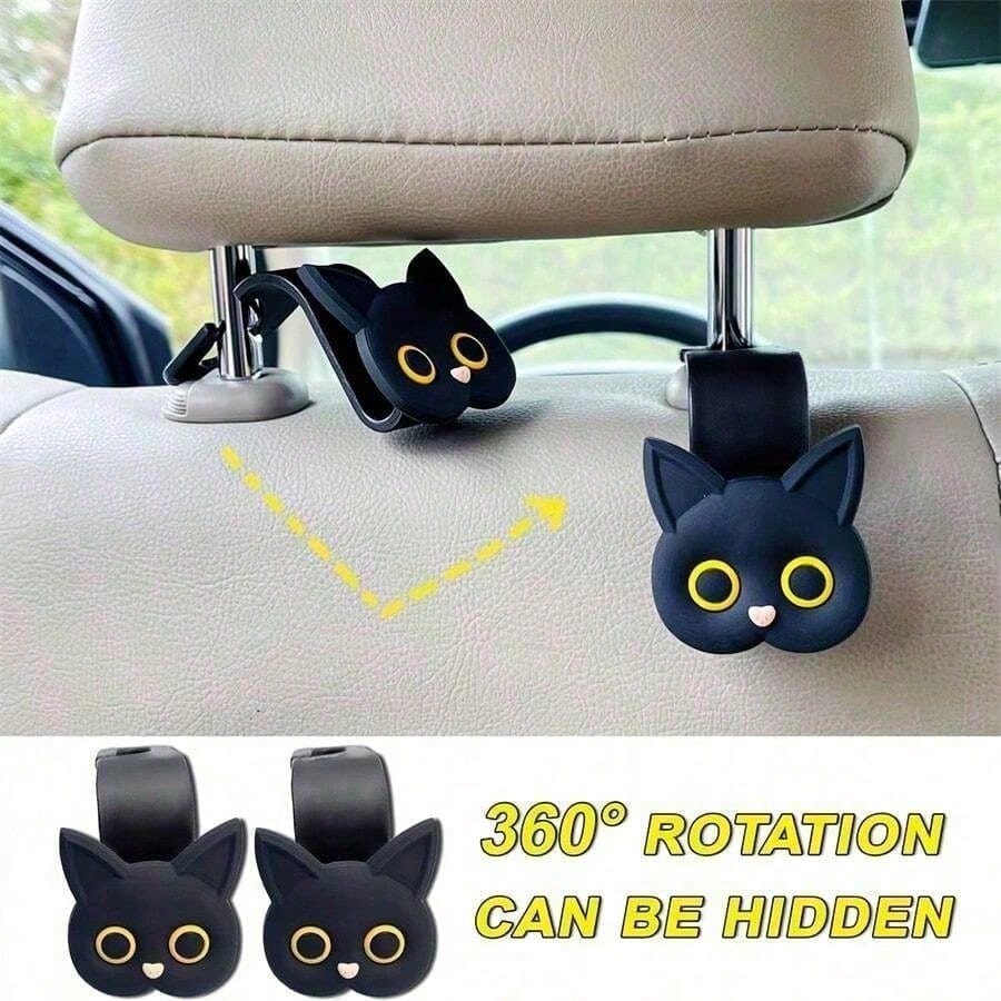 2pcs 3D Cartoon Cat Car Seat H – Car Accessories Hanging recenzja i cena