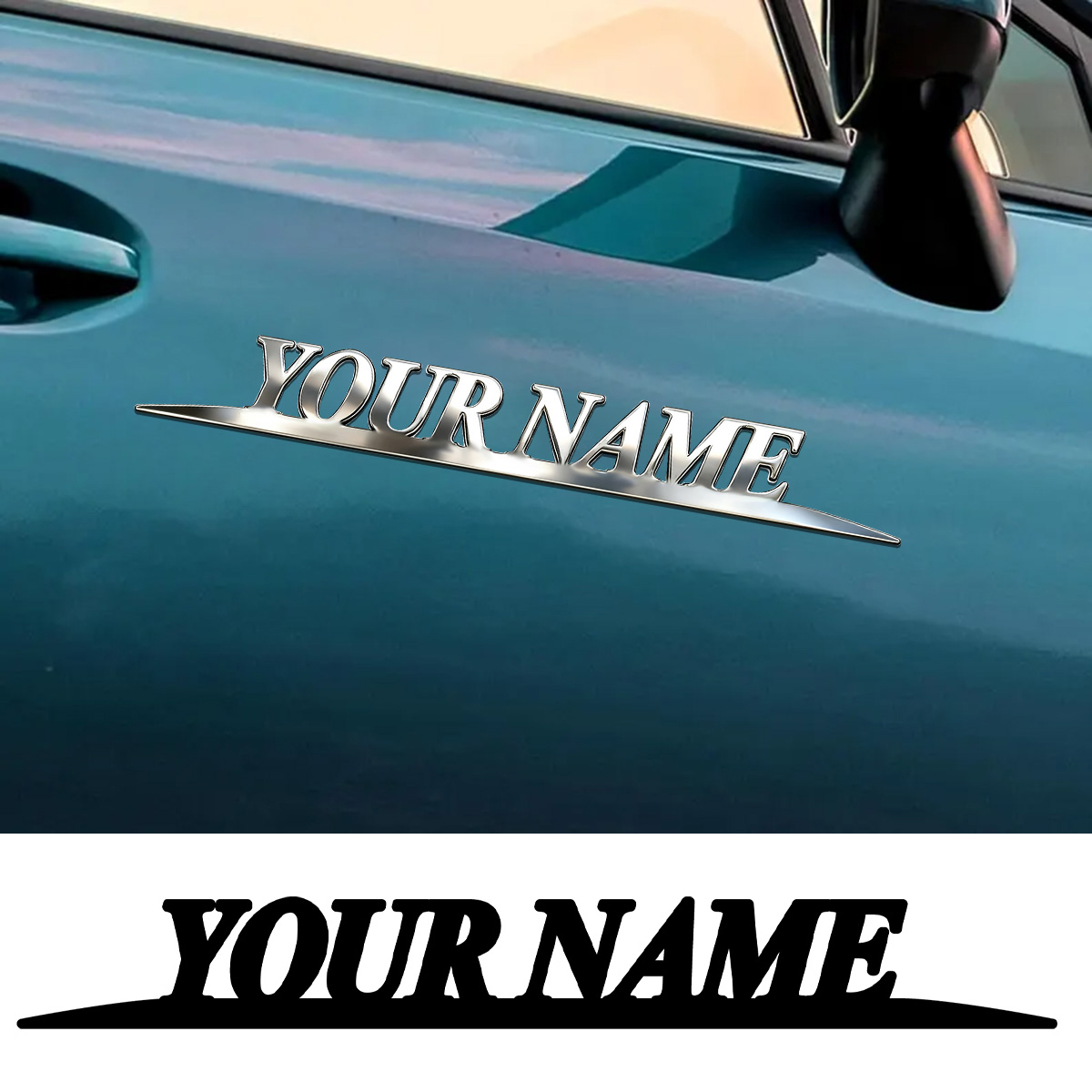 Metal Trendy YOUR NAME Sticker – Car Accessories Rear recenzja i cena