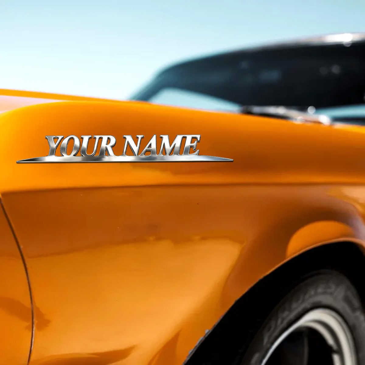 Metal Trendy YOUR NAME Sticker – Car Accessories Rear recenzja i cena
