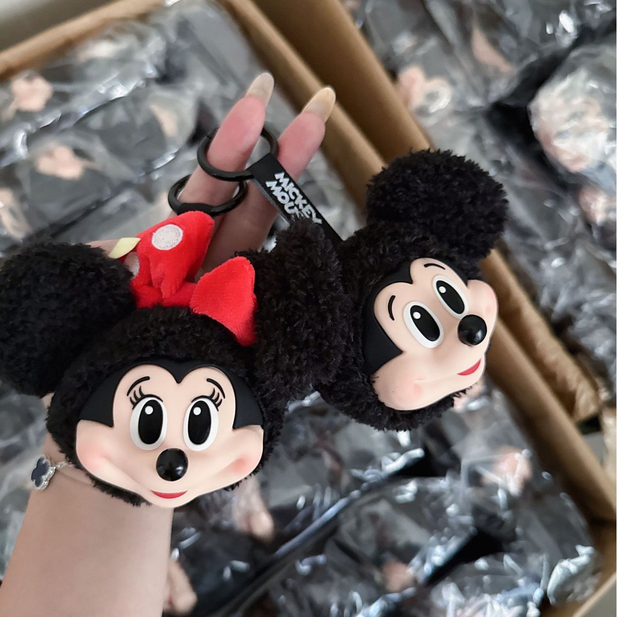 Mickey Minnie Plush Doll Keych – Car Accessories Cute recenzja i cena