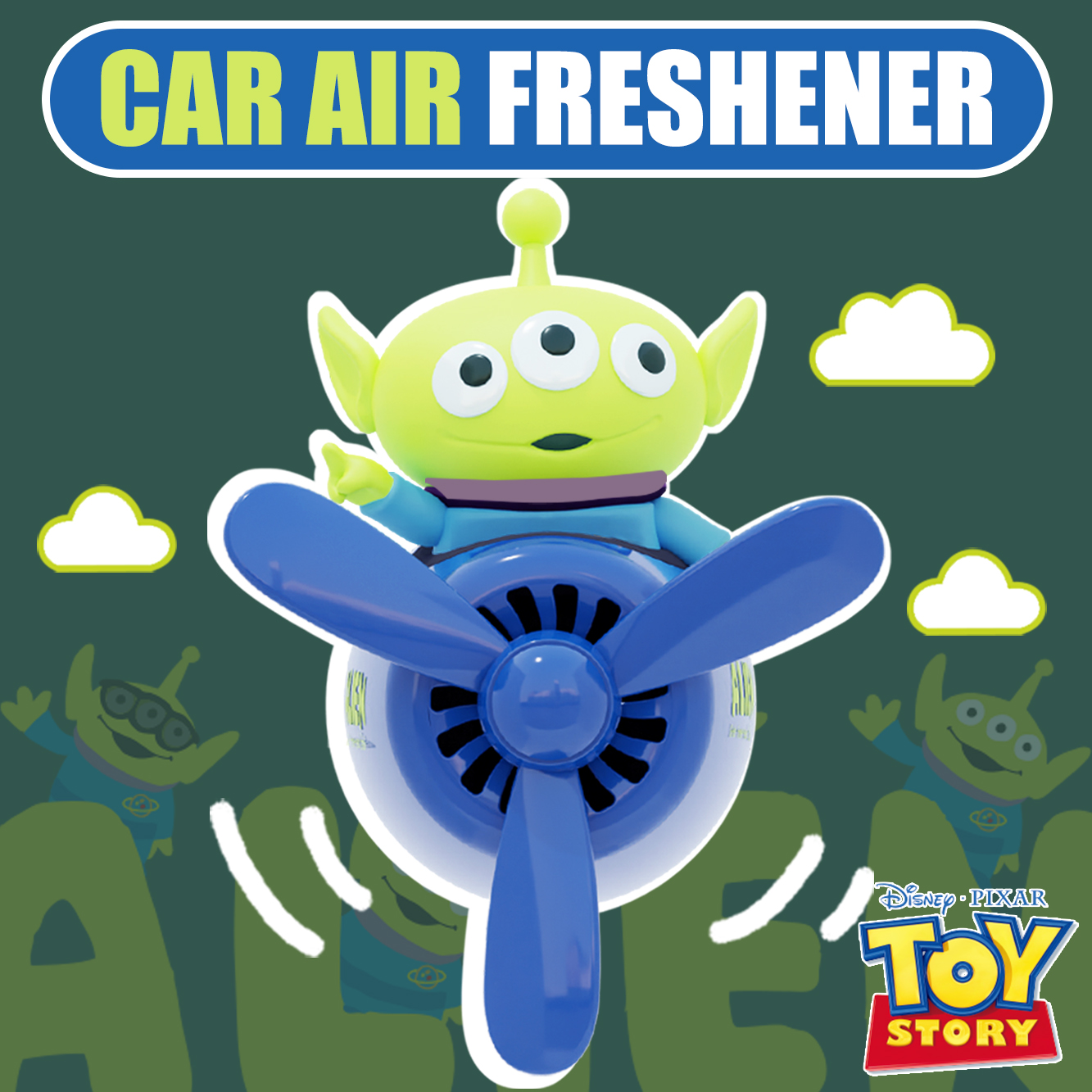 Disney Alien Little Green Men  – Car Accessories Oman recenzja i cena