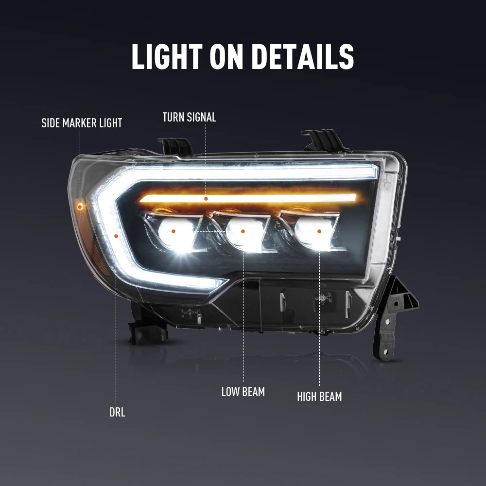 Car Styling Head Lamp for Toyo – Car Accessories Light recenzja i cena