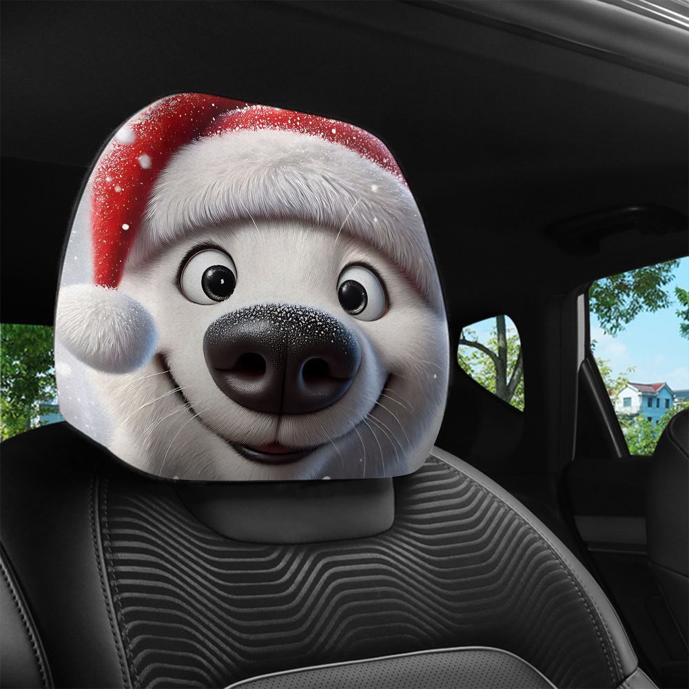 2pcs Christmas hats, cute pupp – Car Accessories For Winter recenzja i cena