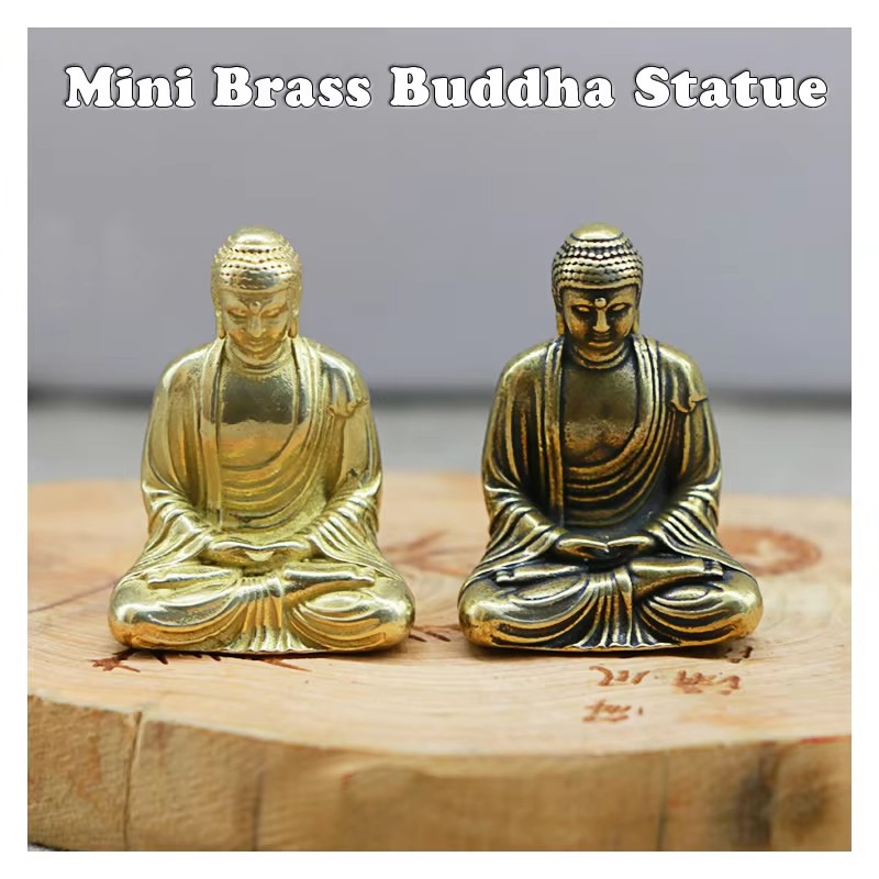 Mini Brass Buddha Statue Pocke – Car Accessories Oman recenzja i cena