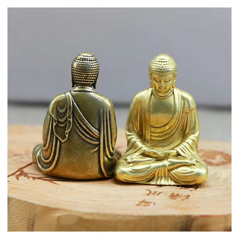 Mini Brass Buddha Statue Pocke – Car Accessories Oman recenzja i cena