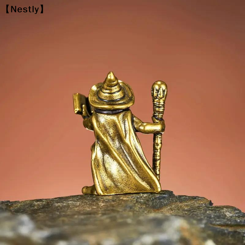 Vintage Brass Frog Wizard Stat – Car Accessories Oman recenzja i cena