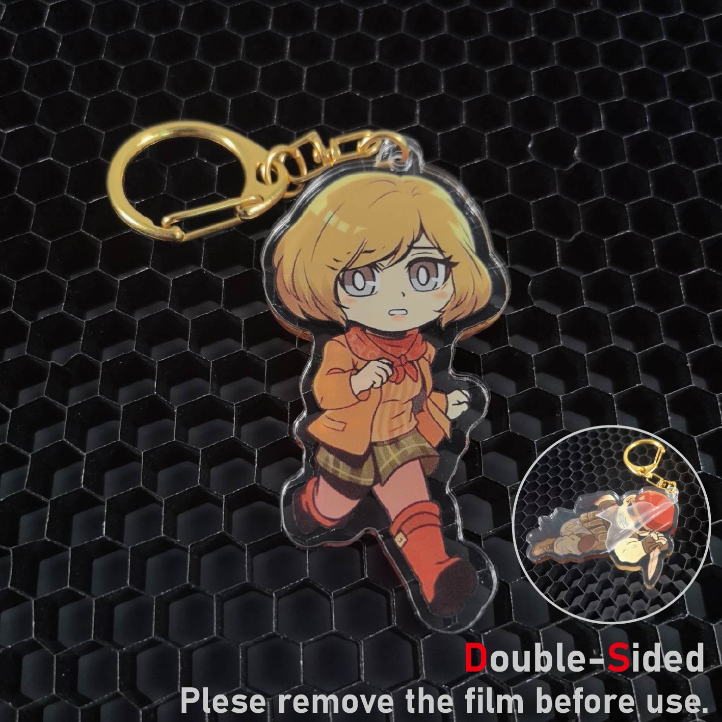 Resident Evil Keychain，Leon，Ad – Car Accessories Hanging recenzja i cena