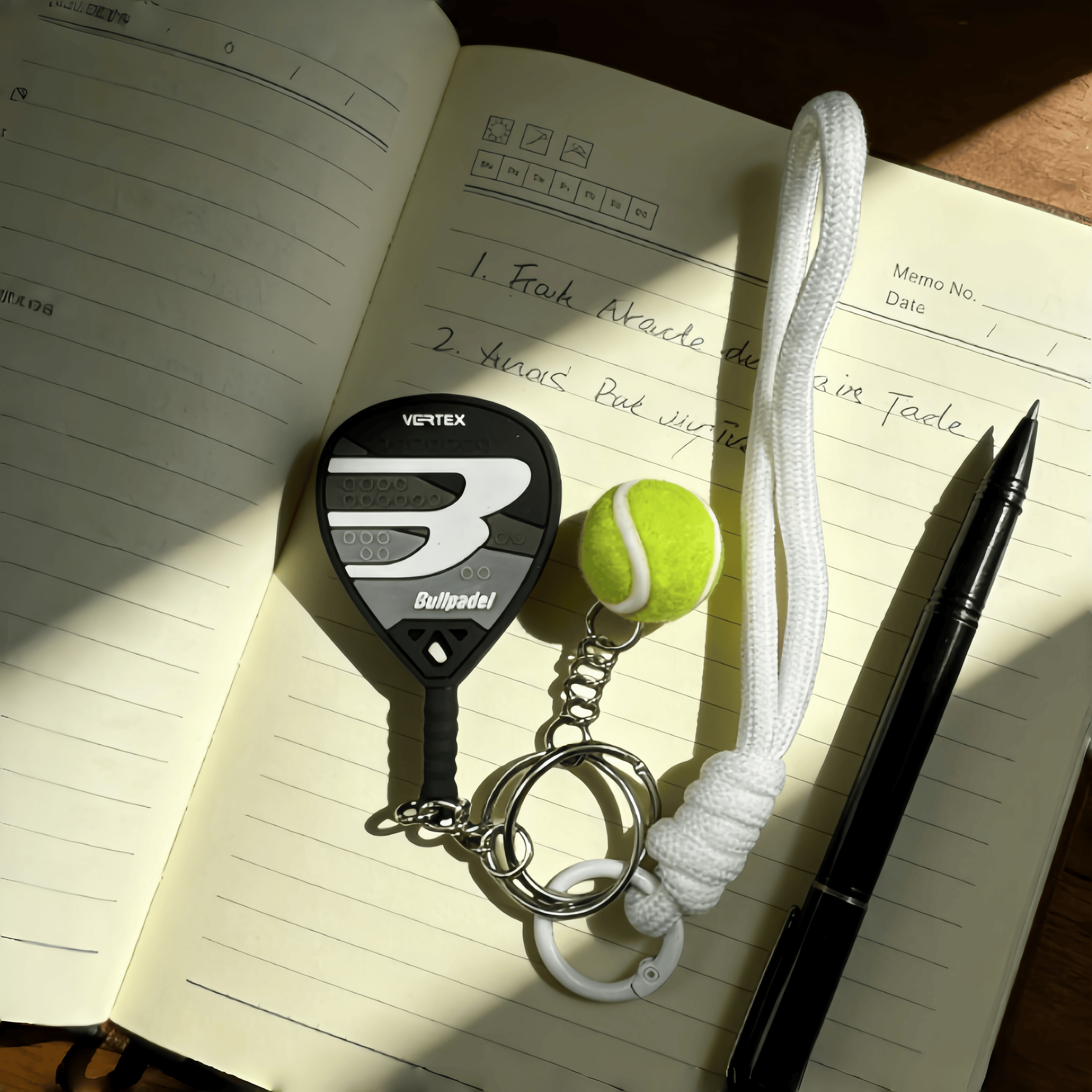 Mini Tennis Racket Keychain, D – Car Accessories Must Have recenzja i cena