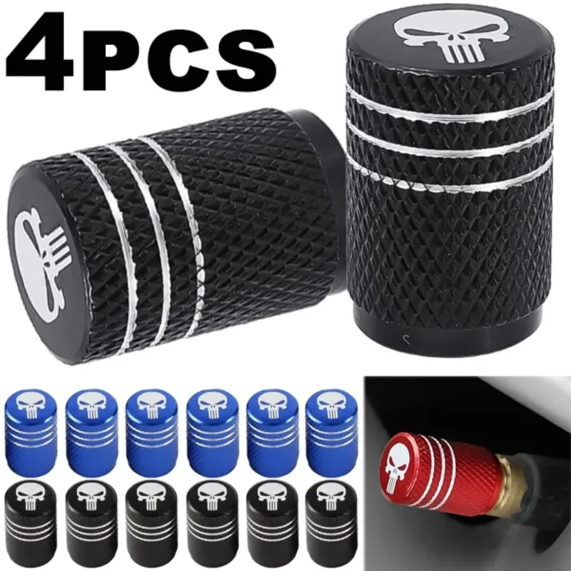 NEW 4pcs Skull Pattern Tire Va – Steering Wheel Cover recenzja i cena