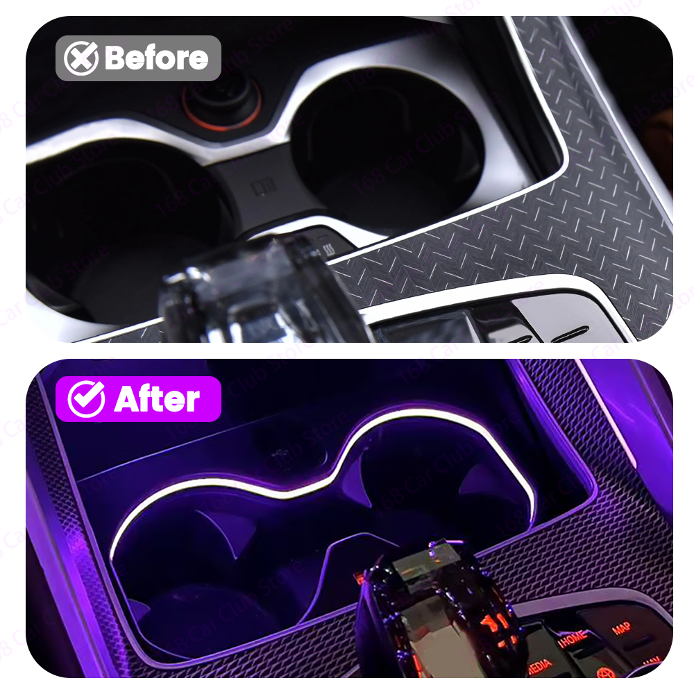 LED 11 Colour Cup Holder Light – Car Accessories Light recenzja i cena