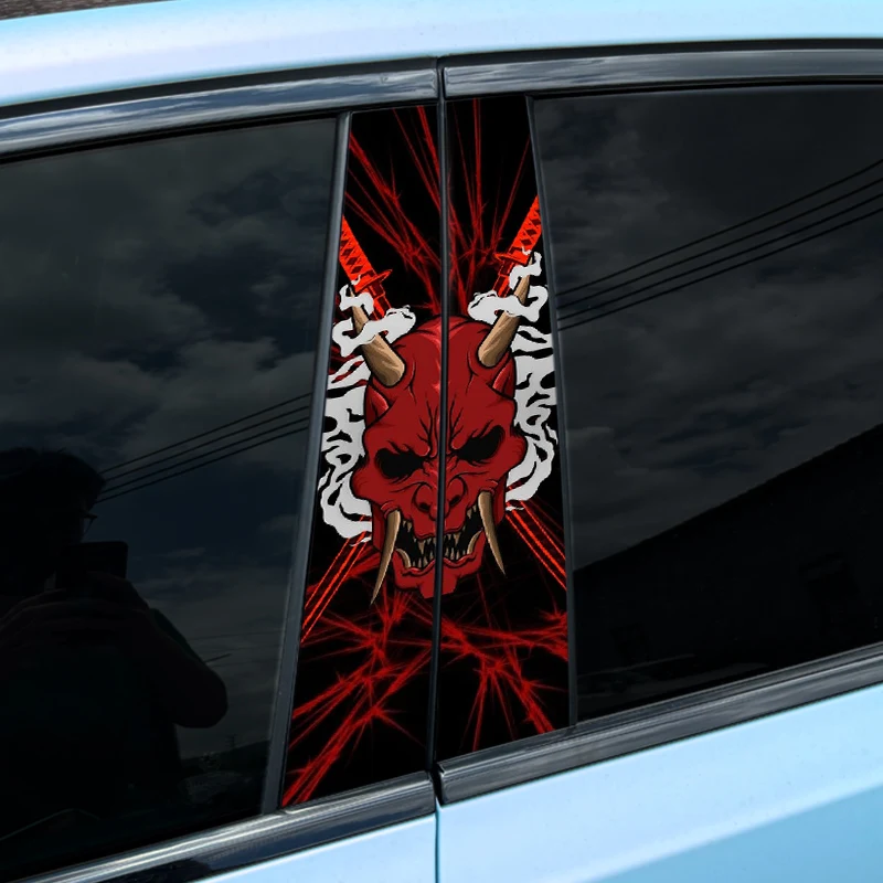 1/2pcs JDM Mask Car Stickers C – Car Accessories Must Have recenzja i cena