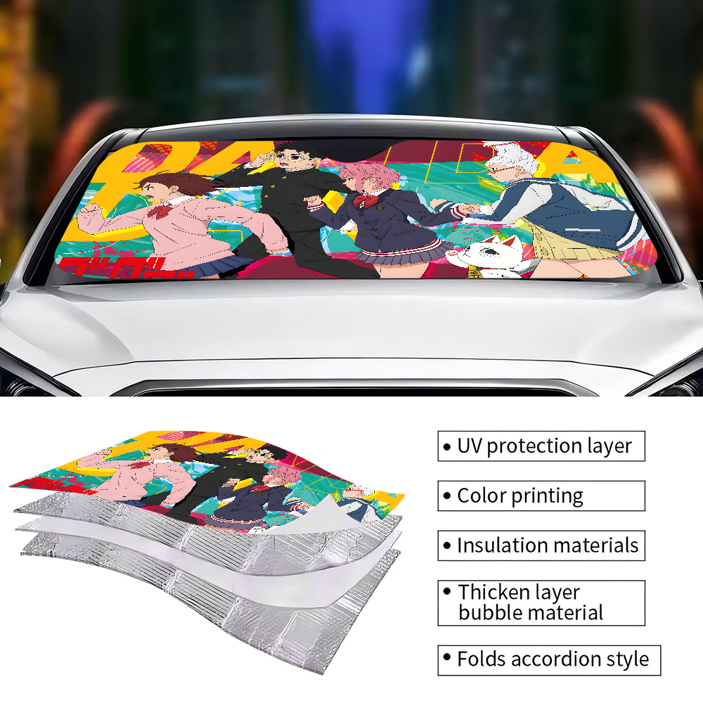 Anime D-dandadan Car Window Su – Car Accessories Rear recenzja i cena