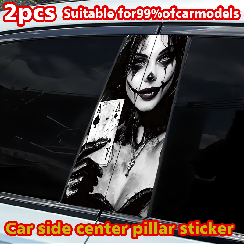 2pcs car B-pillar stickers Jok – Car Accessories Must Have recenzja i cena