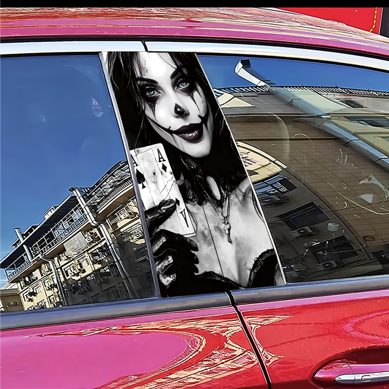 2pcs car B-pillar stickers Jok – Car Accessories Must Have recenzja i cena
