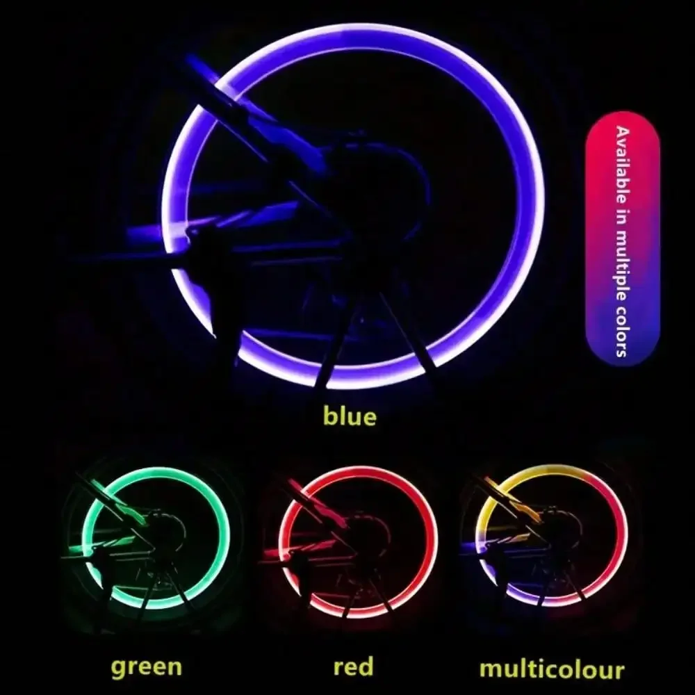 Bicycle Tire Valve Cap LED Lig – Car Accessories Light recenzja i cena