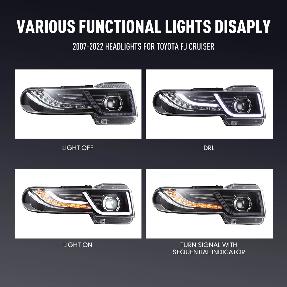 2PCs Car Styling Head Lamp for – Car Accessories Light recenzja i cena