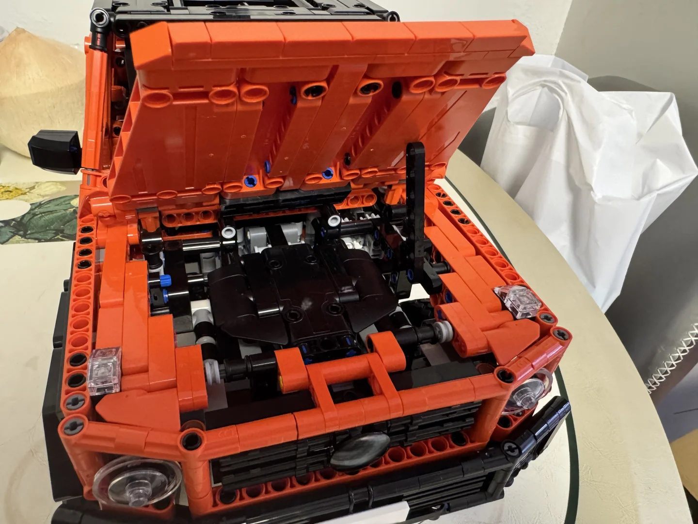 New MOC Orange Car Model Build – Car Accessories Oman recenzja i cena